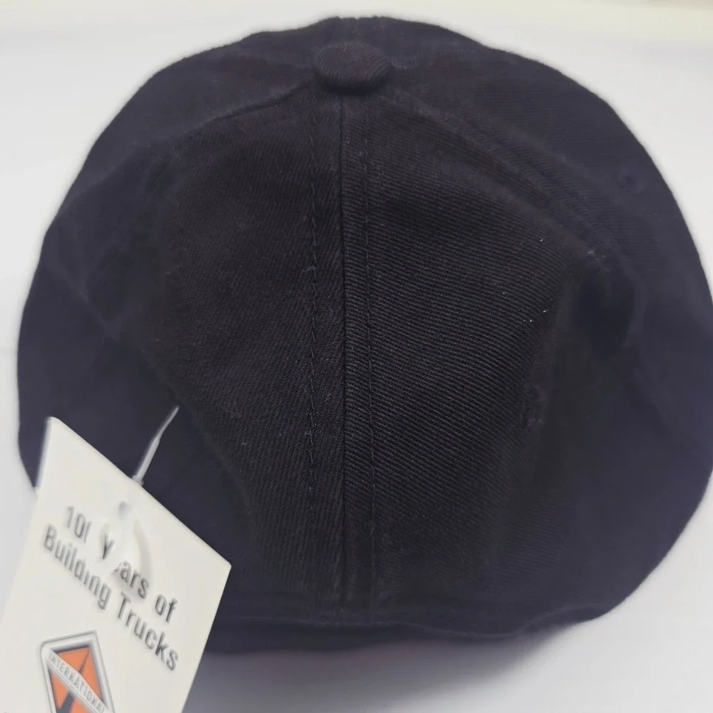 International‎ Trucks Hat Mens Black Orange Logo Cap Snapback NWT